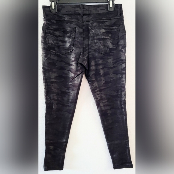 Democracy "Ab"solution Absolution Black Camo Skinny Jegging Jeans Punk Goth Army - Picture 2 of 10